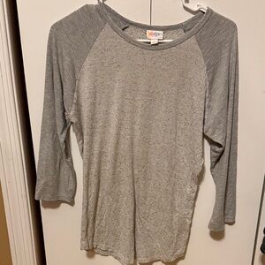 LuLaRoe Heather Gray Top